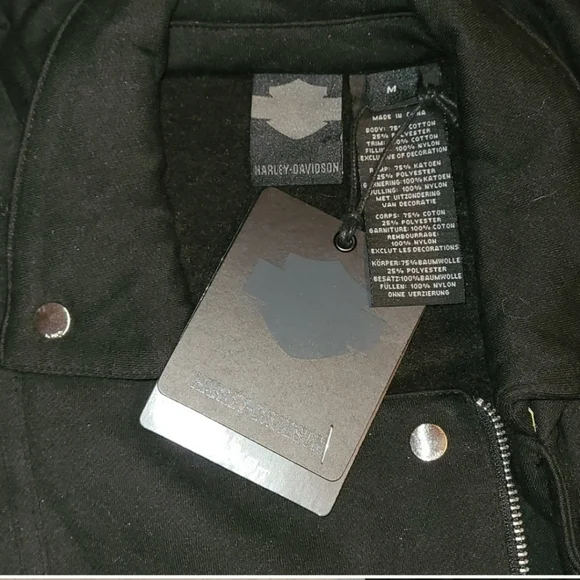 NO LONGER AVAIL NWT Harley Davidson Zip Up Moto Jacket w Hood *!HOST PICK🤩 - Picture 3 of 7